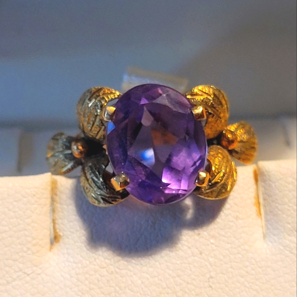 Two Tone 14k & 18k Solid Gold Ring